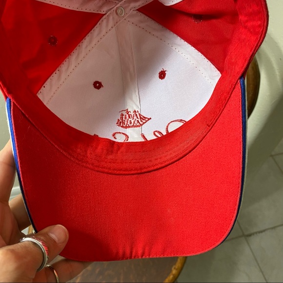NASCAR Old Spice Cap Hat Red and White # 14 Velcro Winners Circle - Picture 8 of 9
